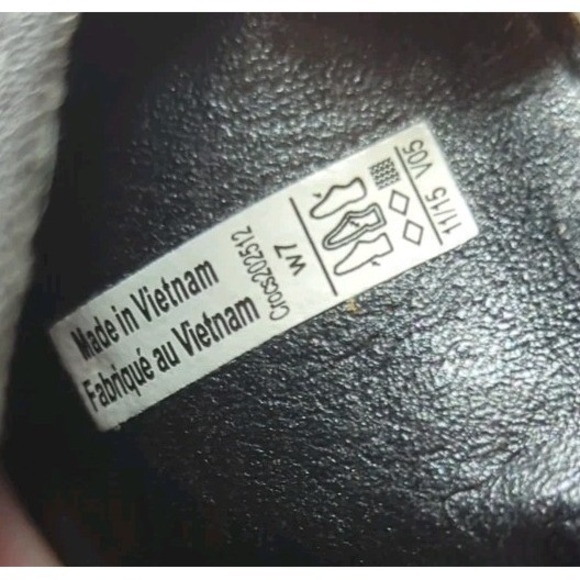 Crocs Leigh II Women's Black 2 Strap Wedge Sandal Women's Size 7 Dual Comfort - Picture 8 of 13